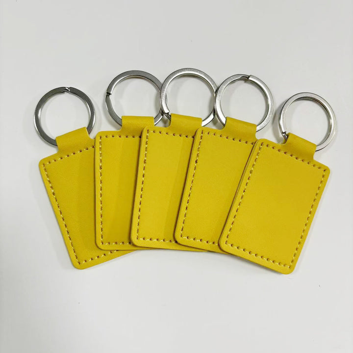 Unisex keychain made of high-quality synthetic leather with custom label Bowlift