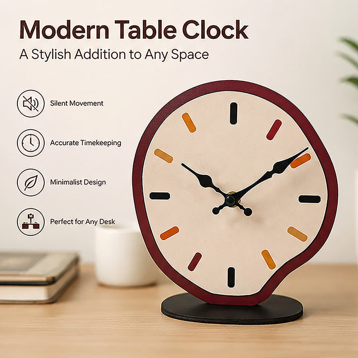 Quirky Surrealist Tabletop Decorative Alarm Clock Bowlift