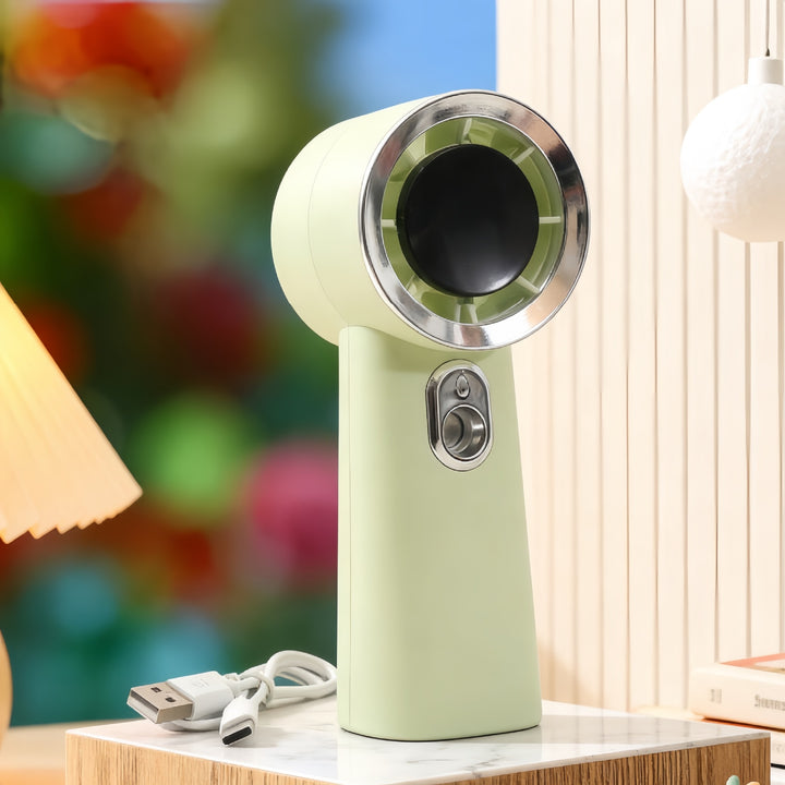 Women Portable Mini Fan with USB Charging Function and Innovative Spray Technology Bowlift