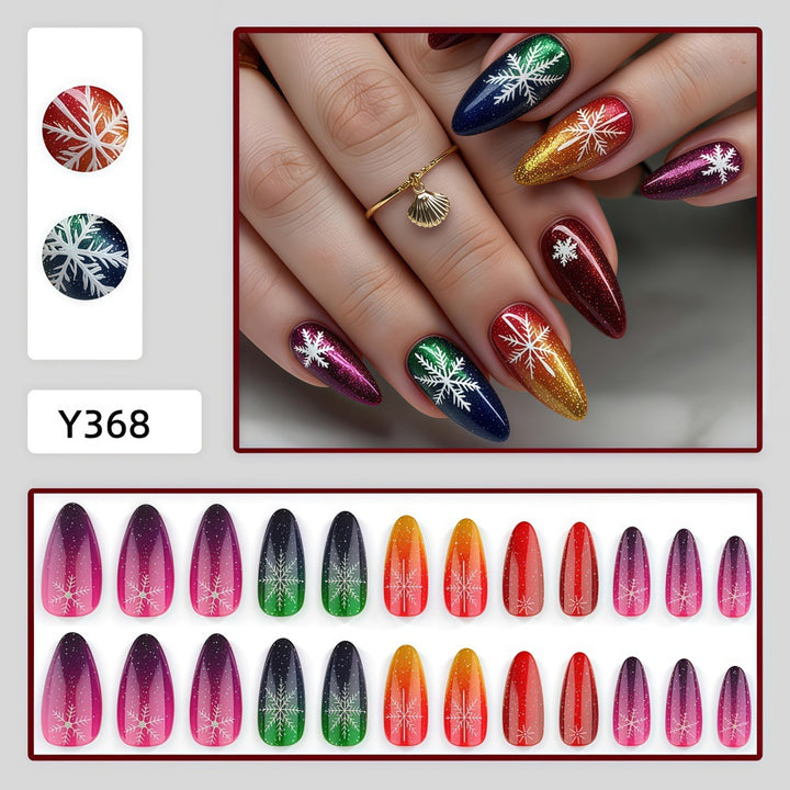 Artificial Nails in Modern Tribal Design Bowlift