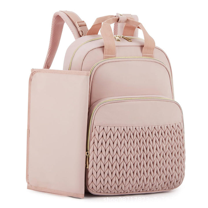 Fashionable backpack with structured design and multiple compartments Bowlift