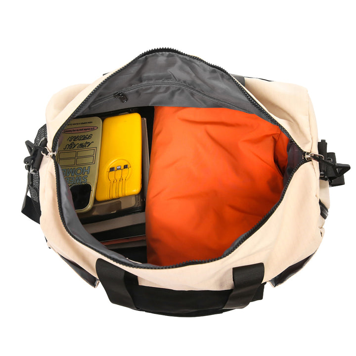 Sporty Travel Bag with Multifunctional Outer Pockets Bowlift