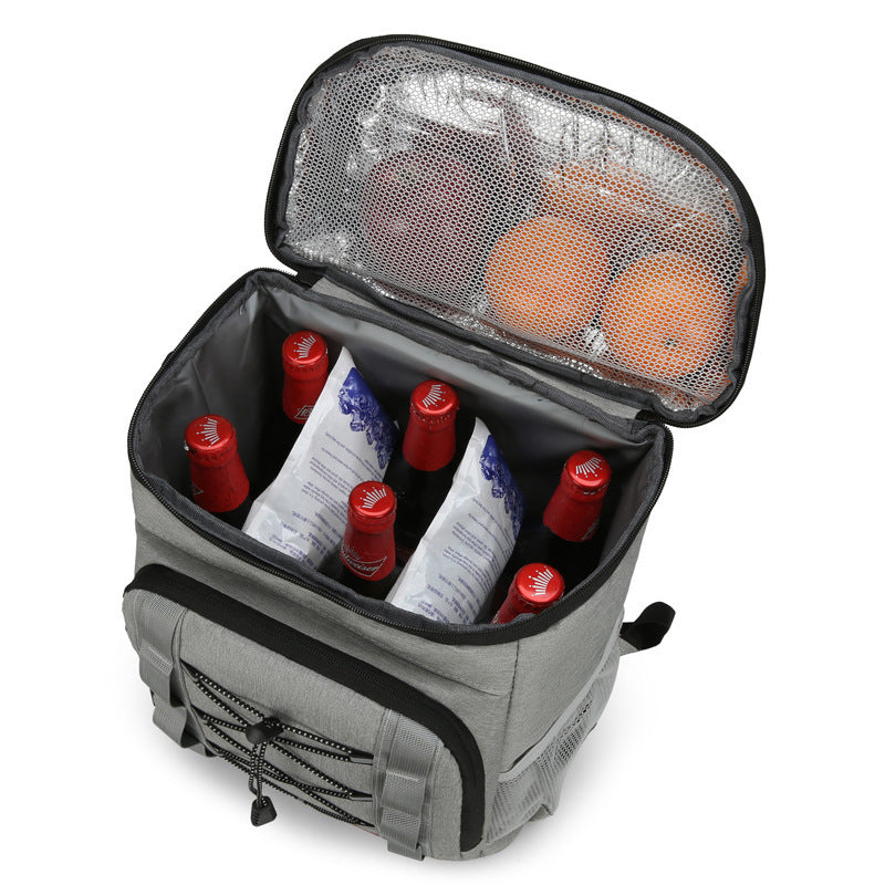 Unisex Insulated Cooler Backpack with Multifunctional Compartments Bowlift
