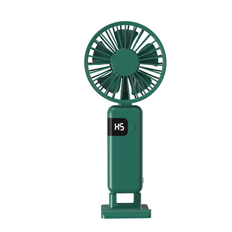 Women’s Portable Handheld Fan with LED Display Bowlift