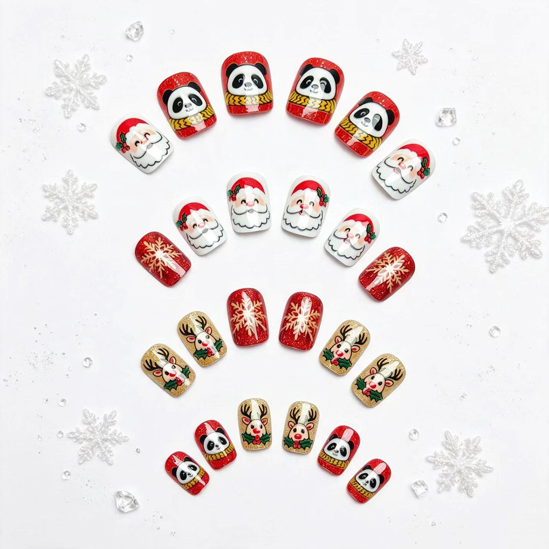 Creative Christmas Art Nails Bowlift