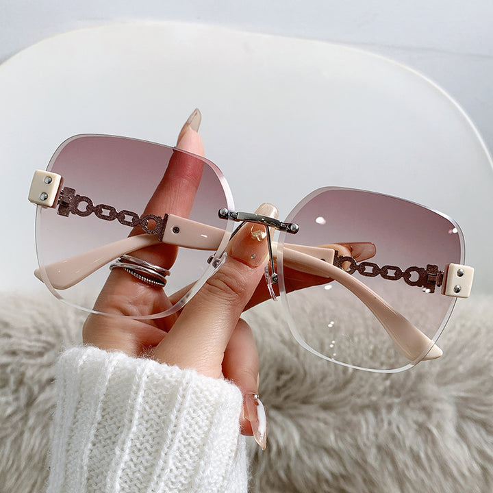 Luxe Oversized Shield Sunglasses
