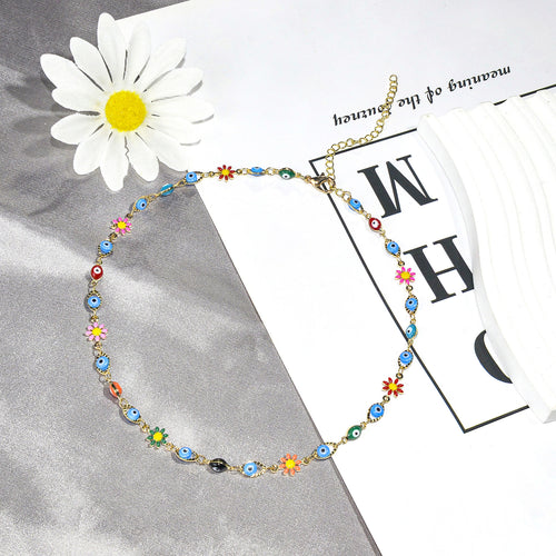 Colorful Evil Eye Charm Bracelet Bowlift 1788164354