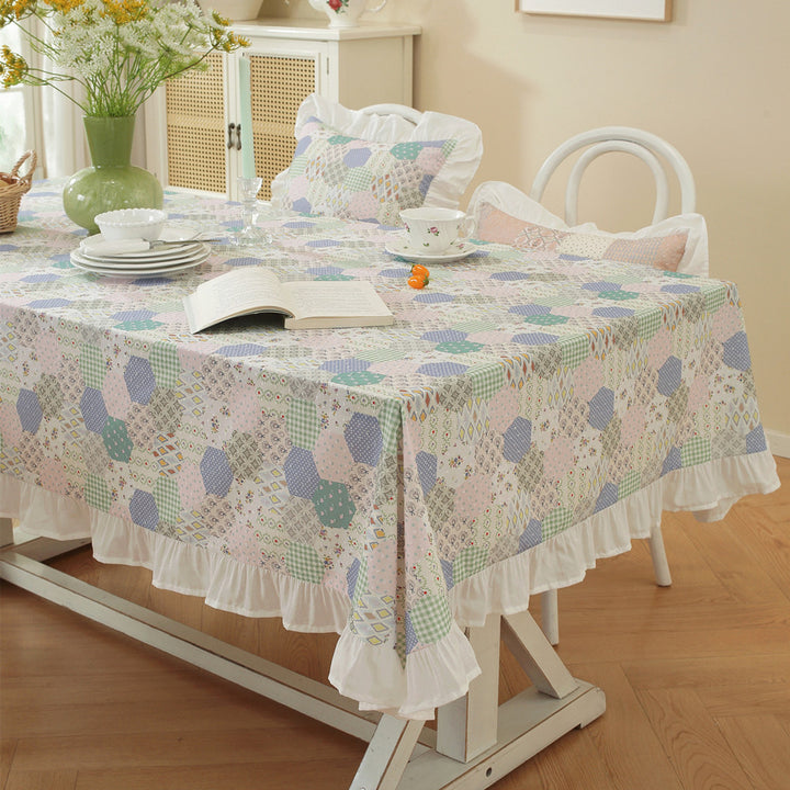Vintage Patchwork Tablecloth