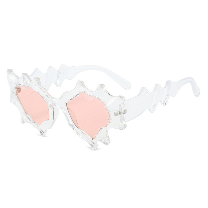 Women striking artistic sunglasses Bowlift