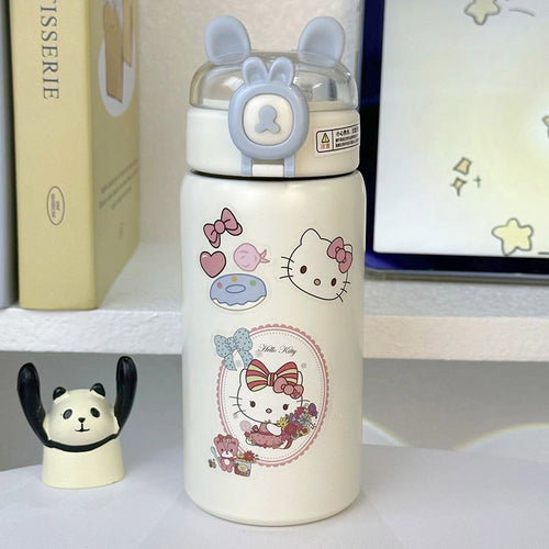 Women's insulated drinking bottle with secure flip lid and cute design Bowlift