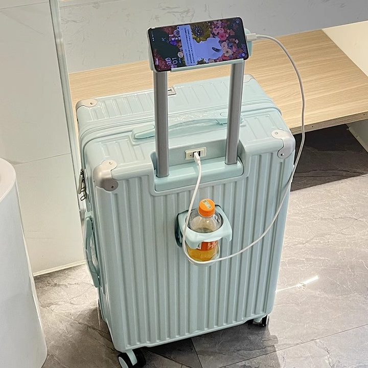 Smart Tech-Enabled Travel Suitcase Bowlift