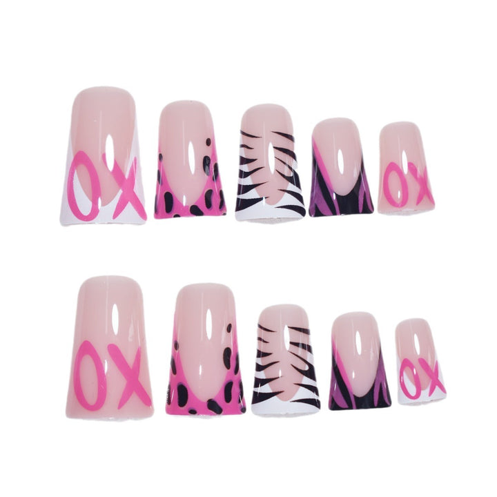 Creative Animal Print Nail Art Enhancements Bowlift