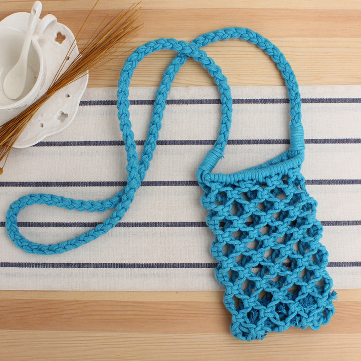 Macramé Shoulder Bag in Creative Net Design Bowlift