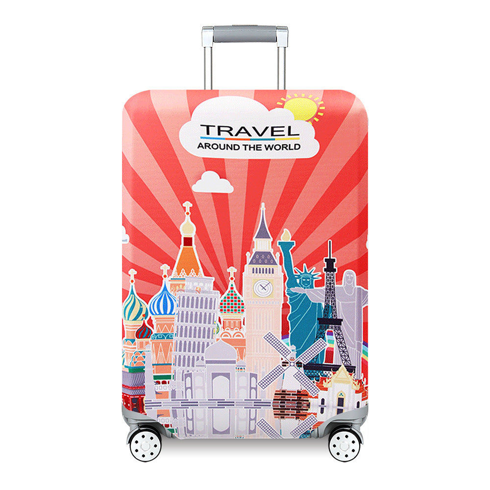 Women's Travel Suitcase with Colorful Floral Design Bowlift