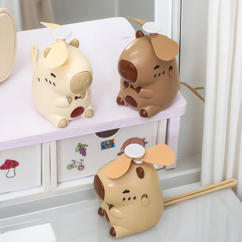 Ladies table fan in cute animal design Bowlift