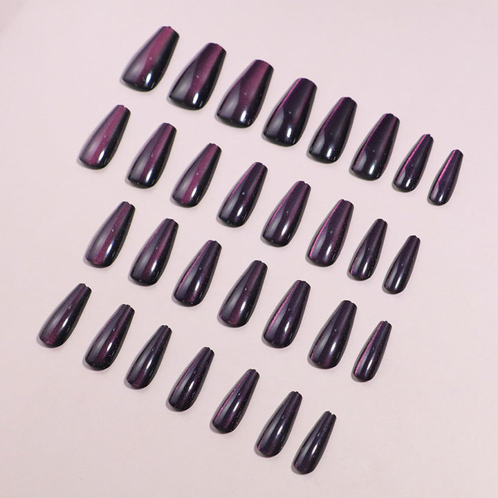 Glittery Long Stiletto Press-On Nail Set Bowlift