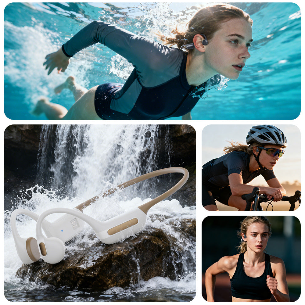 Wireless Bone Conduction Headphones Bowlift
