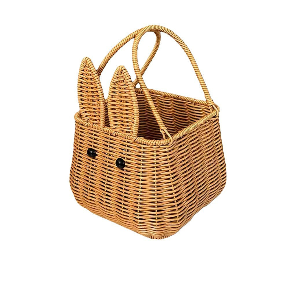Rabbit Ears Woven Storage Basket Bowlift