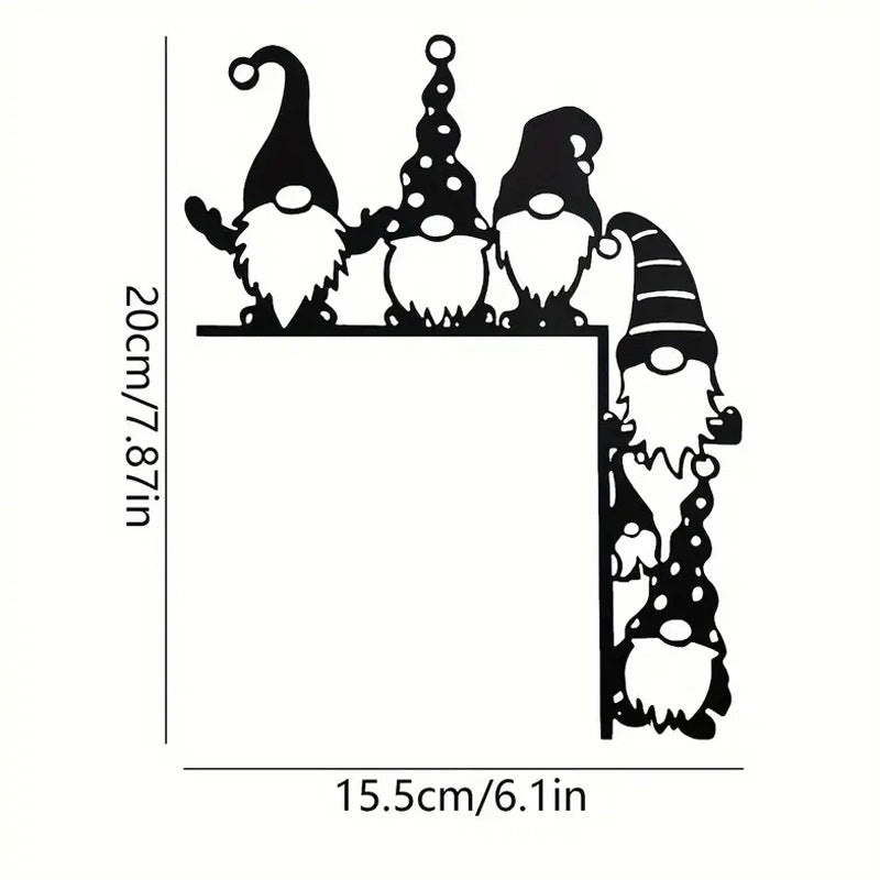 Decorative wall shelf with Christmas gnomes Bowlift