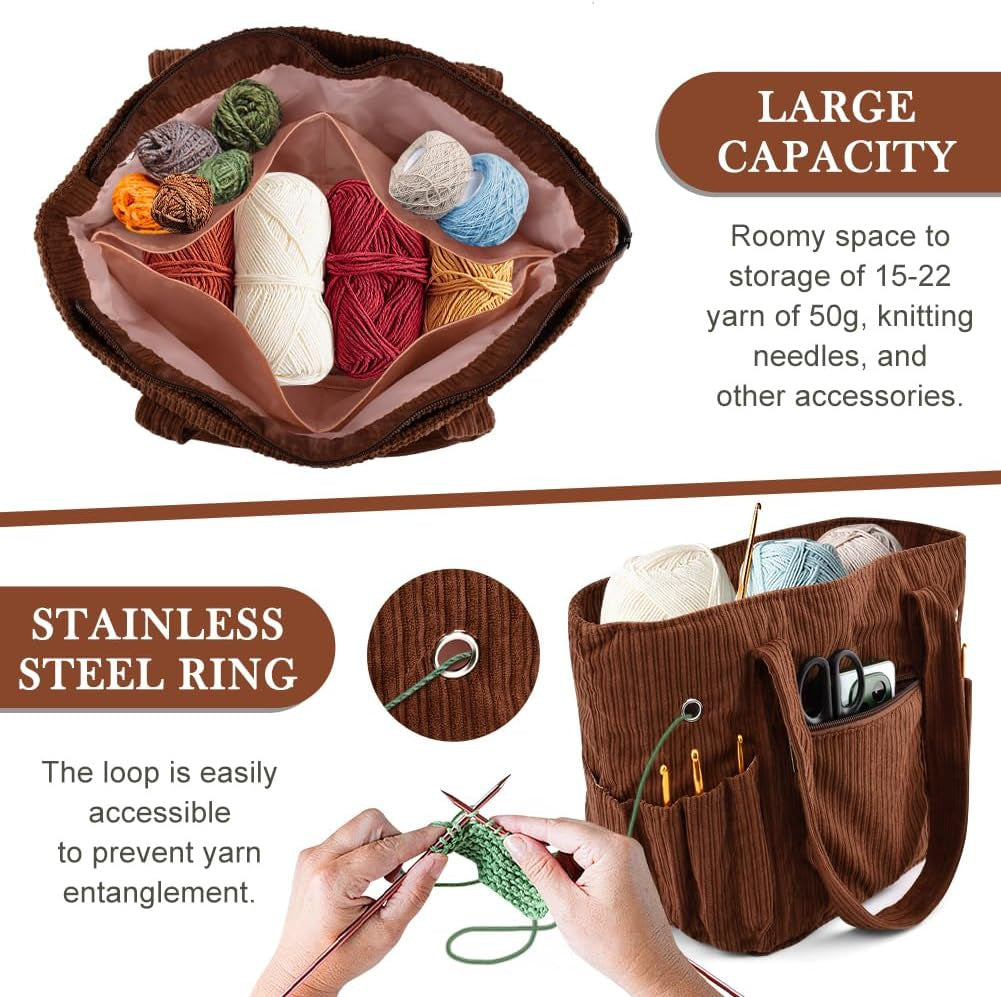 Functional storage bag with multiple outer pockets Bowlift