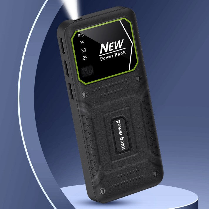 Robust power bank with precise digital charge level indicator Bowlift