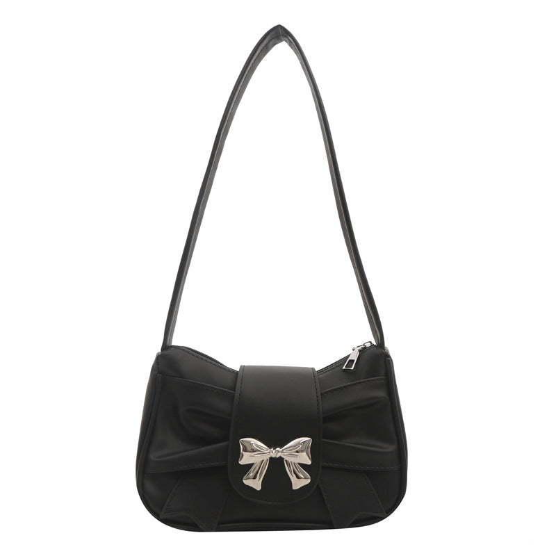 Elegant Bow Accent Shoulder Bag Bowlift