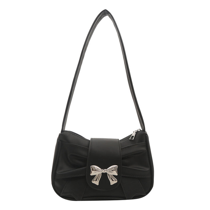 Elegant Bow Accent Shoulder Bag Bowlift