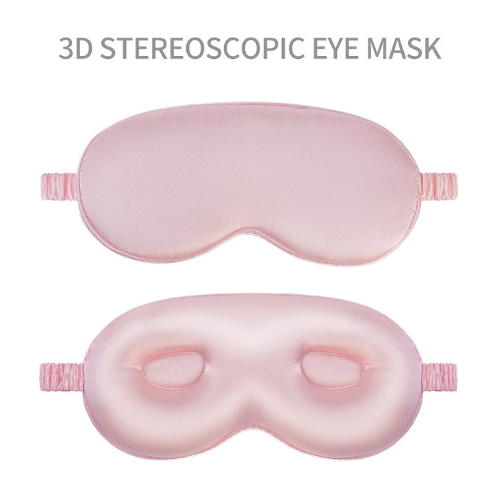 Unisex nano 3D-eye mask with distance chambers for eyelash protection and elastic comfort band Bowlift