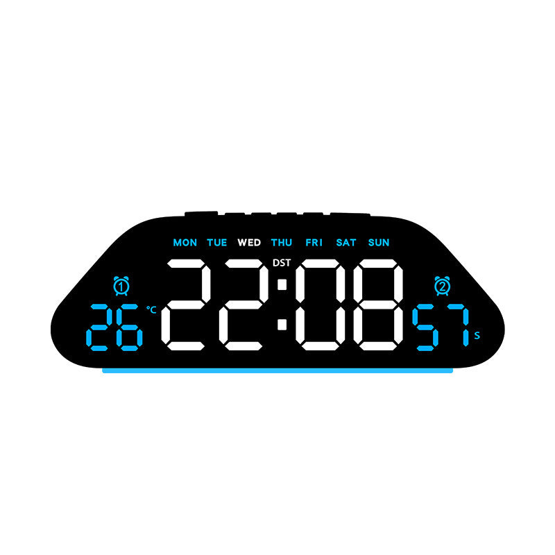 Digital Alarm Clock with Versatile Features Bowlift