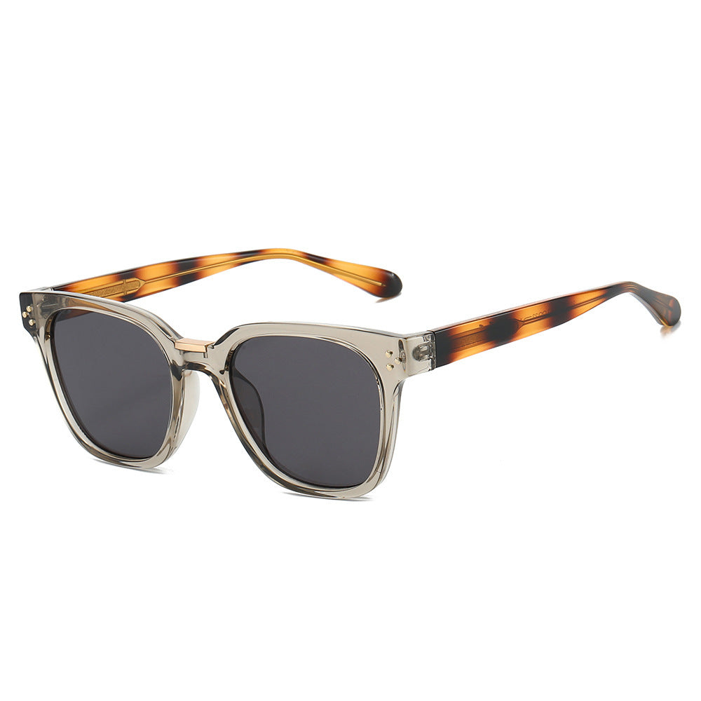 Women’s Geometric Sunglasses with Wide Frame and UV Protection Bowlift