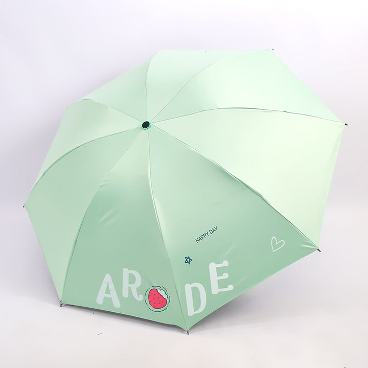 Women's Foldable Umbrella with Cheerful Design Bowlift