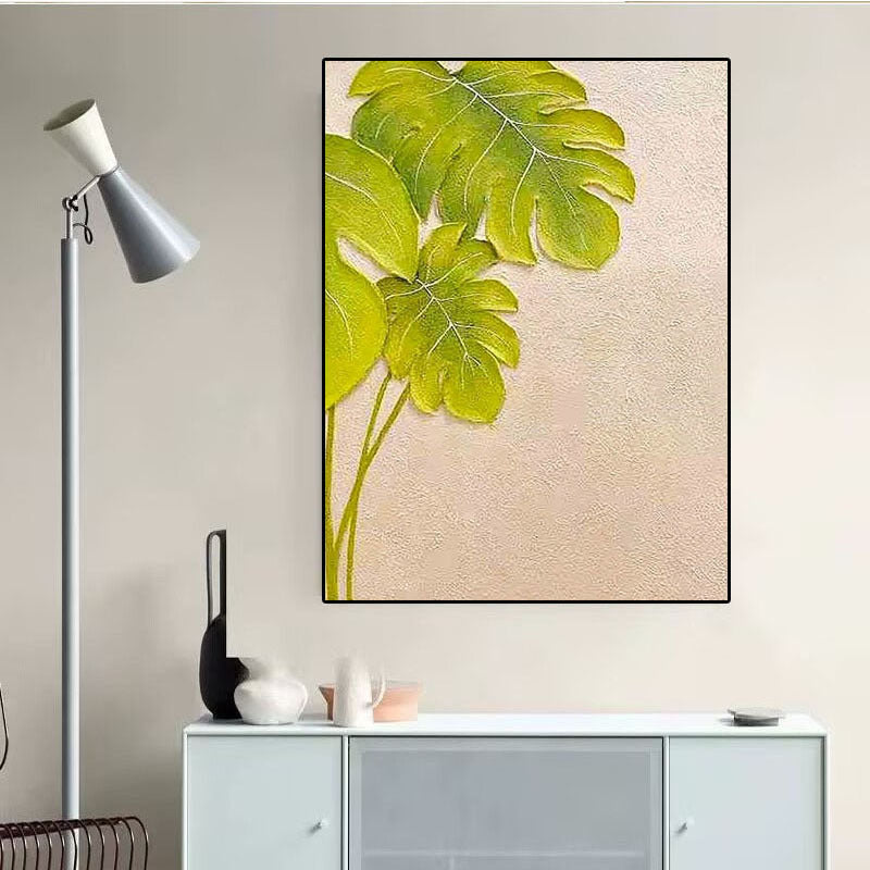 Textured Botanical Wall Art