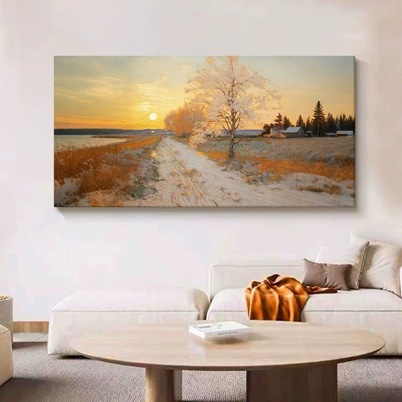 Framed Oil Painting Wall Art