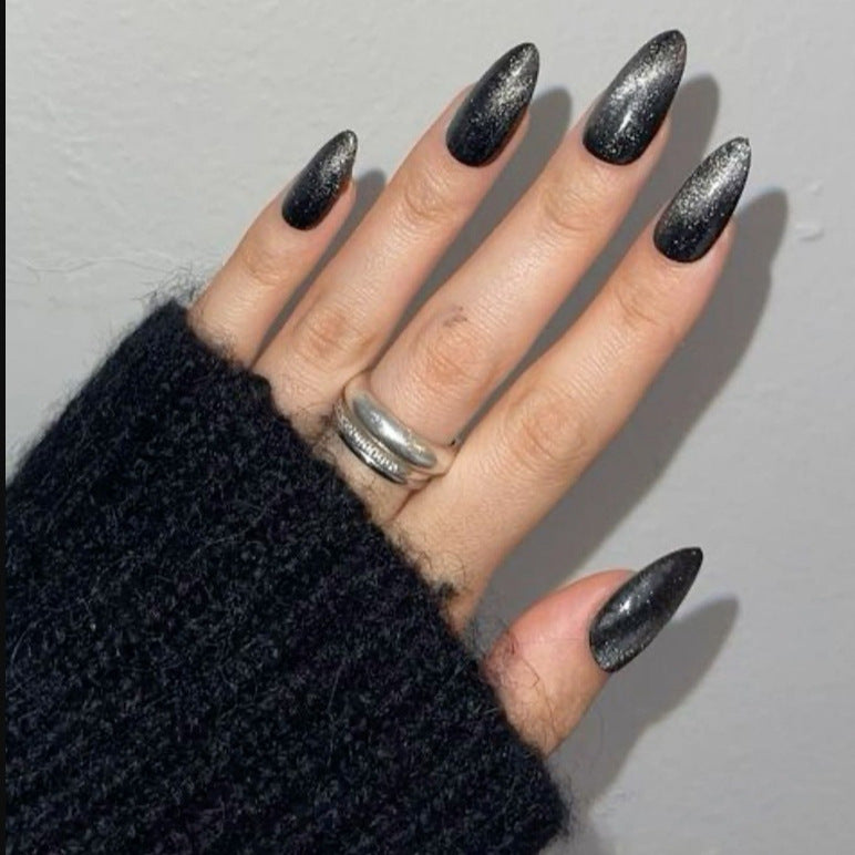 Premium Shimmering Press-On Nail Set Bowlift