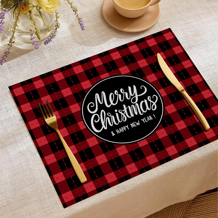 Elegant Snowflake Design Table Placemats