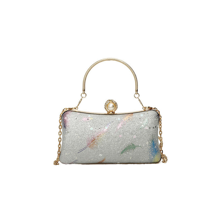 Glittery Evening Clutch Bag Bowlift