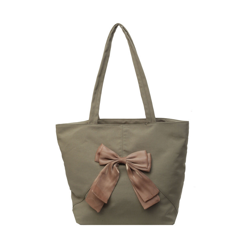 Elegant Bow Detail Tote Bag Bowlift