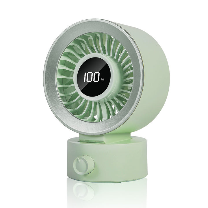 Women Innovative Table Fan with LCD Display Bowlift