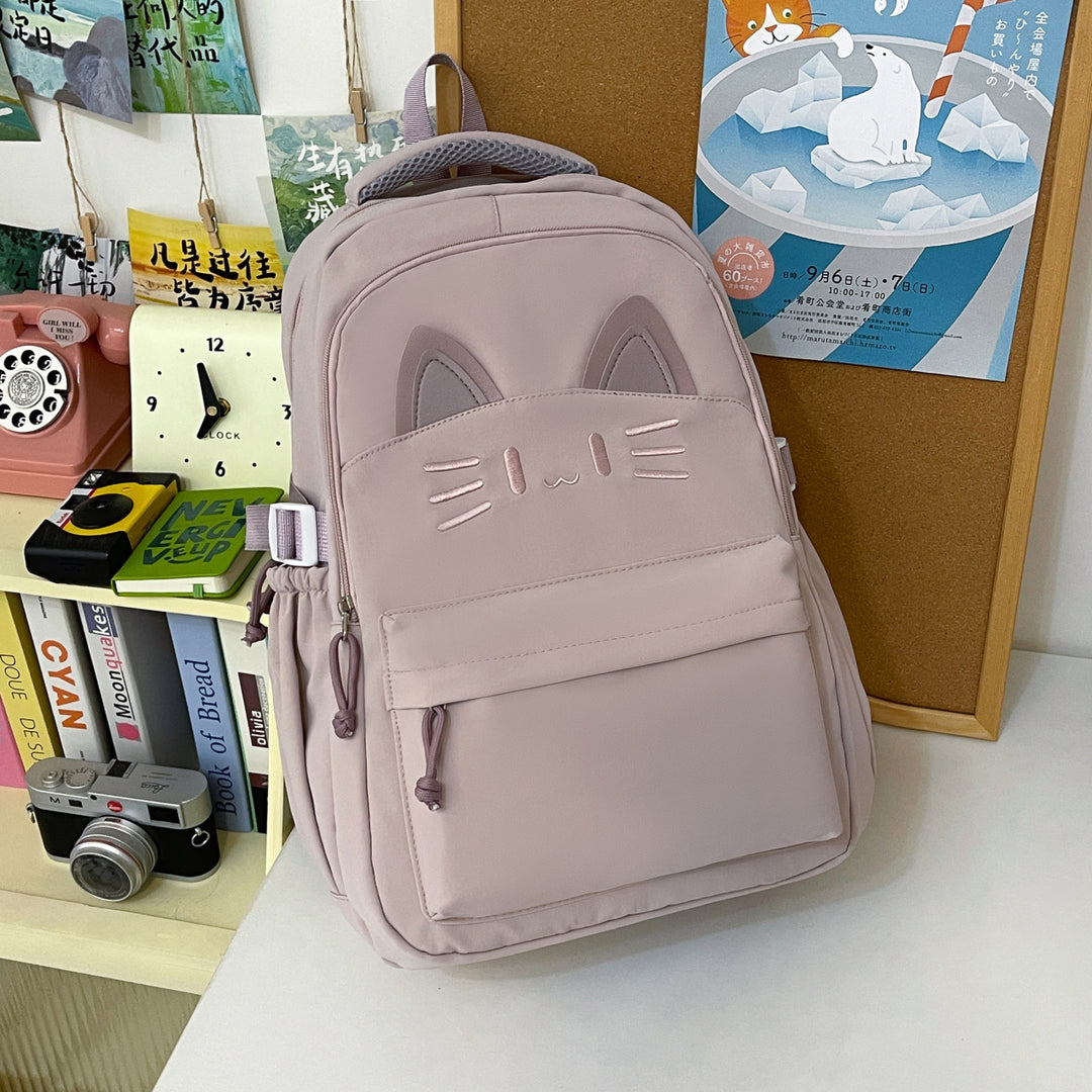 Whimsical Cat-Themed Backpack