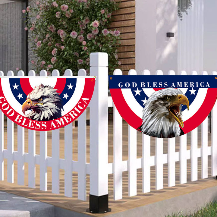 Unisex nan patriotic flag-style outdoor windsock streamer with reinforced ripstop fabric Bowlift