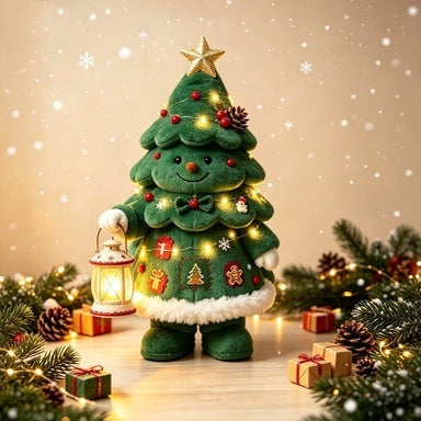 Decorative Holiday Plush Bear