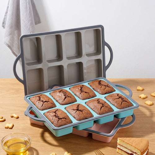 Multifunctional Silicone Baking Pan with Carry Handles Bowlift