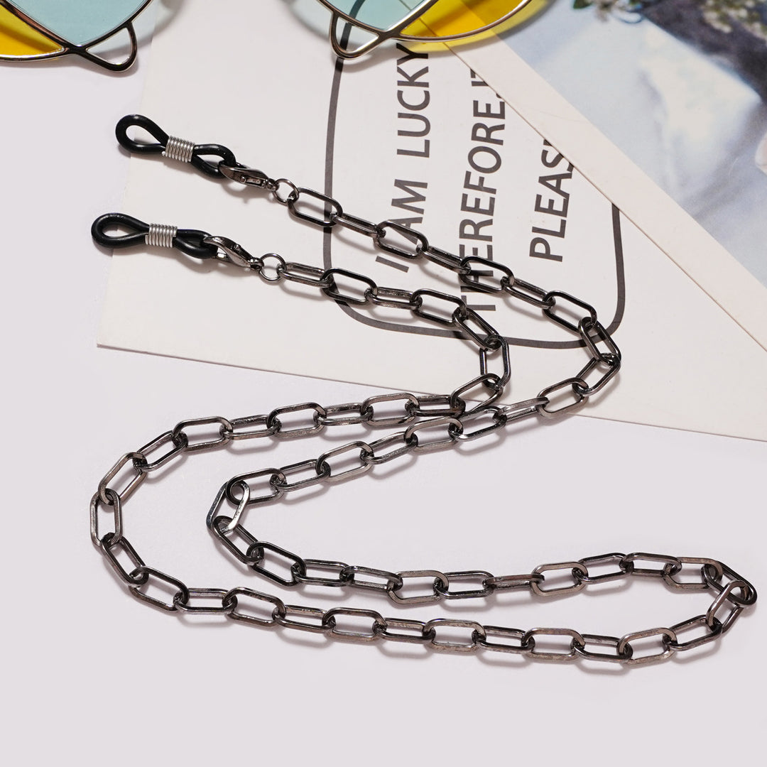 Metallic Chain Eyewear Holder Bowlift