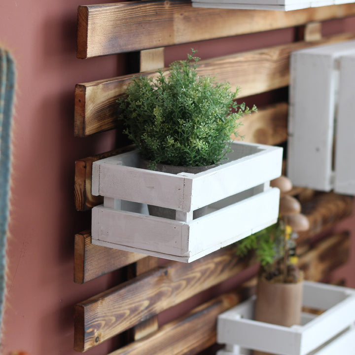 Wall shelf system with integrated storage boxes Bowlift