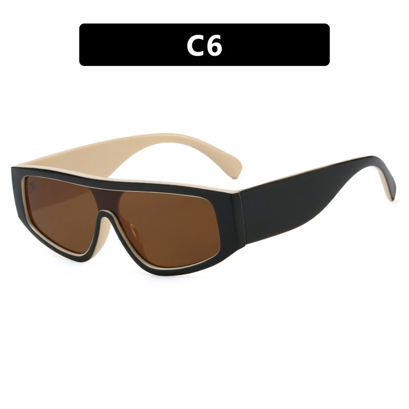 Women's fashionable sports sunglasses with an innovative design and wide frame Bowlift