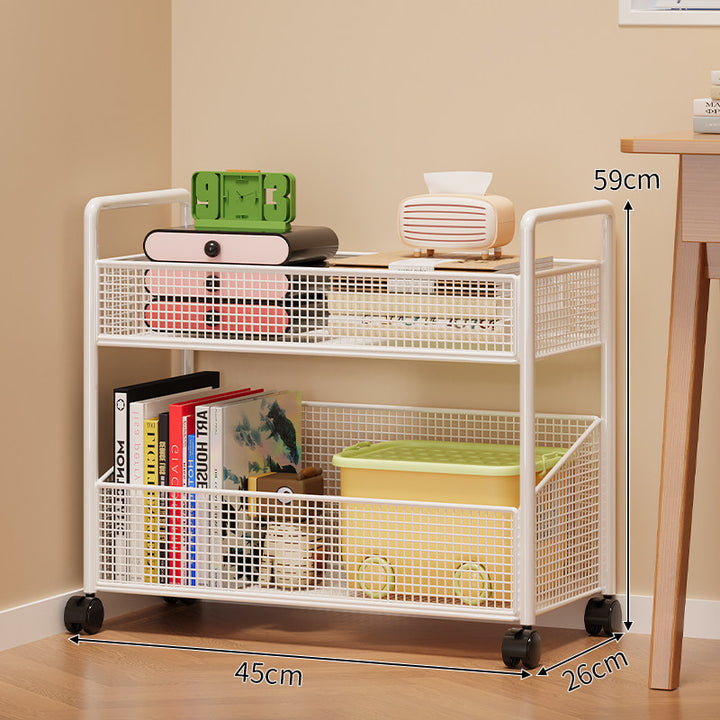 Modern Multi-Tier Mesh Storage Shelf Bowlift
