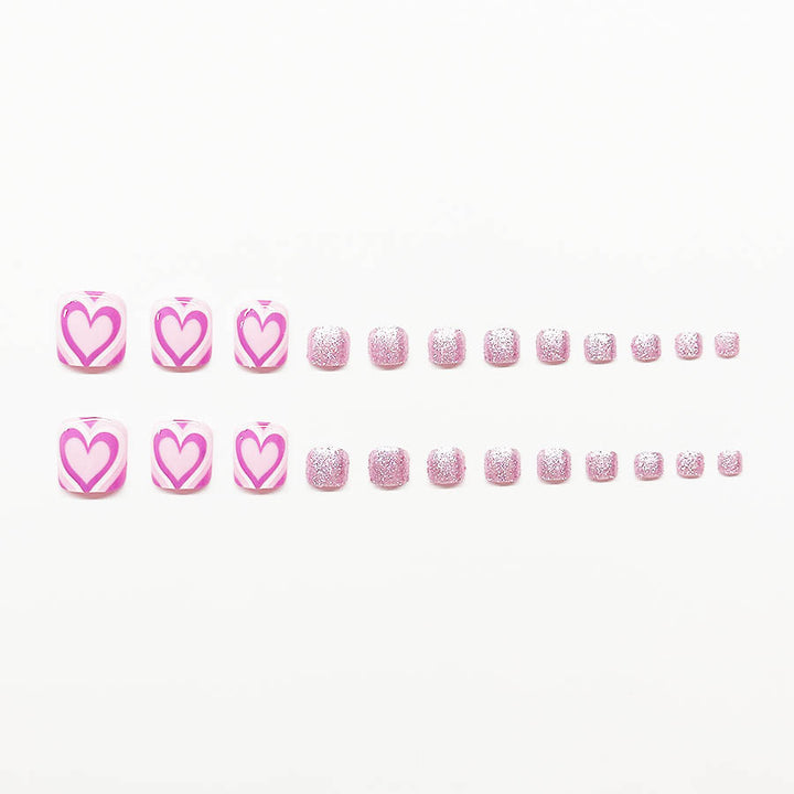 Heart-Themed Nail Art Extensions Bowlift