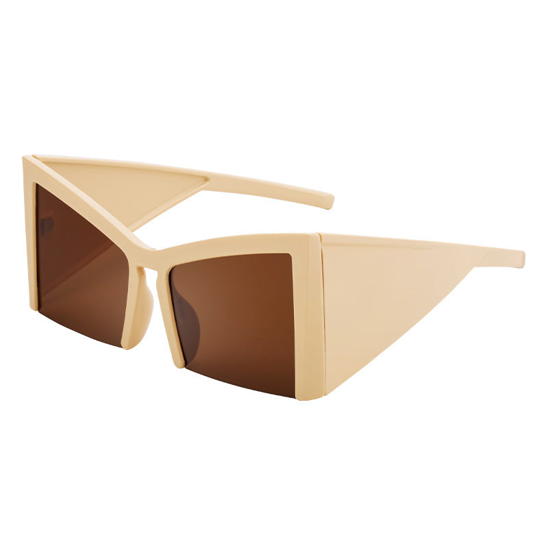 Women's futuristic sunglasses with striking angular frame Bowlift
