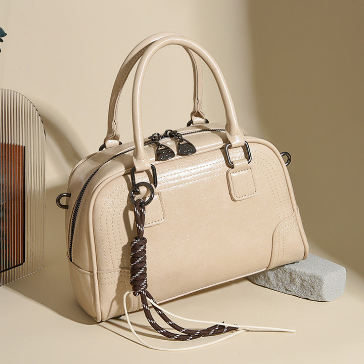 Elegant Structured Satchel Bowlift