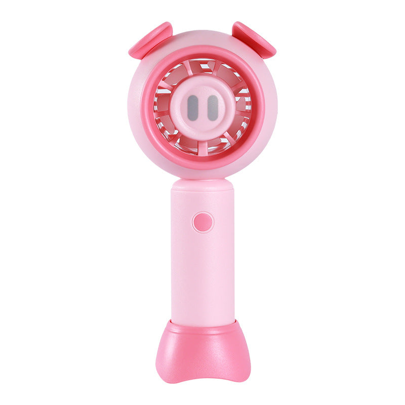 Women's Portable Mini Hand Fan with Animal Design Bowlift